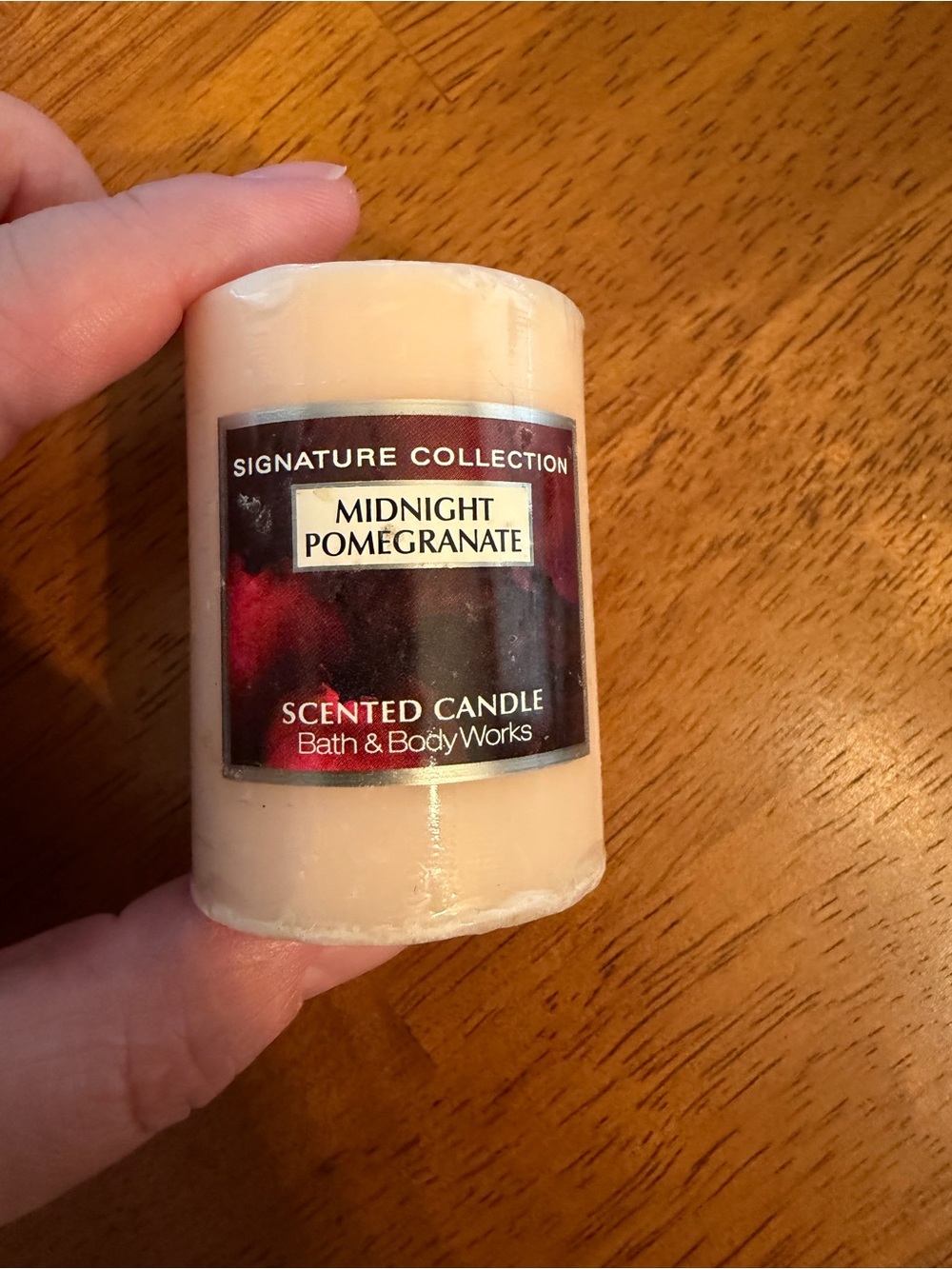 Bath & Body Works BBW Midnight Pomegranate 1.5” Votive Vintage